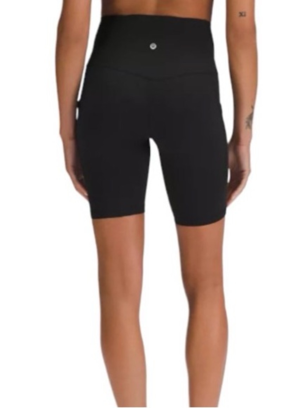 LULULEMON BLACK ALIGN HIGH RISE 8" SHORTS IN E+UC SIZE 10 - Picture 7 of 12